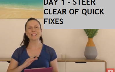 7 DAY WELLNESS SERIES: Day 1- Steer Clear Of Quick Fixes